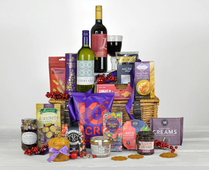 Christmas Velvet Luxury Basket