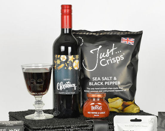 Special Occasion Red Wine and Cheese Hamper