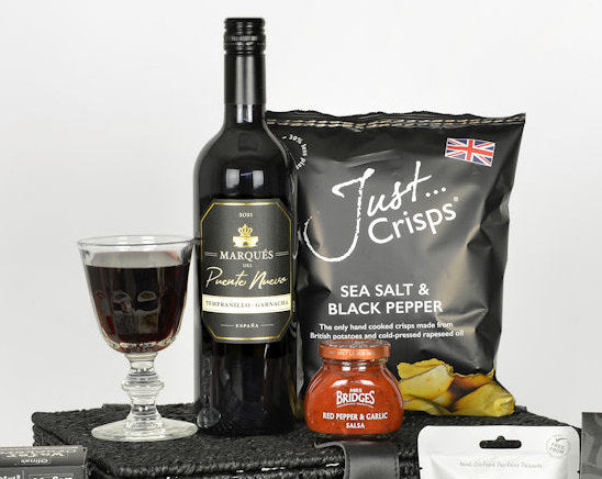 Special Occasion Red Wine and Cheese Hamper