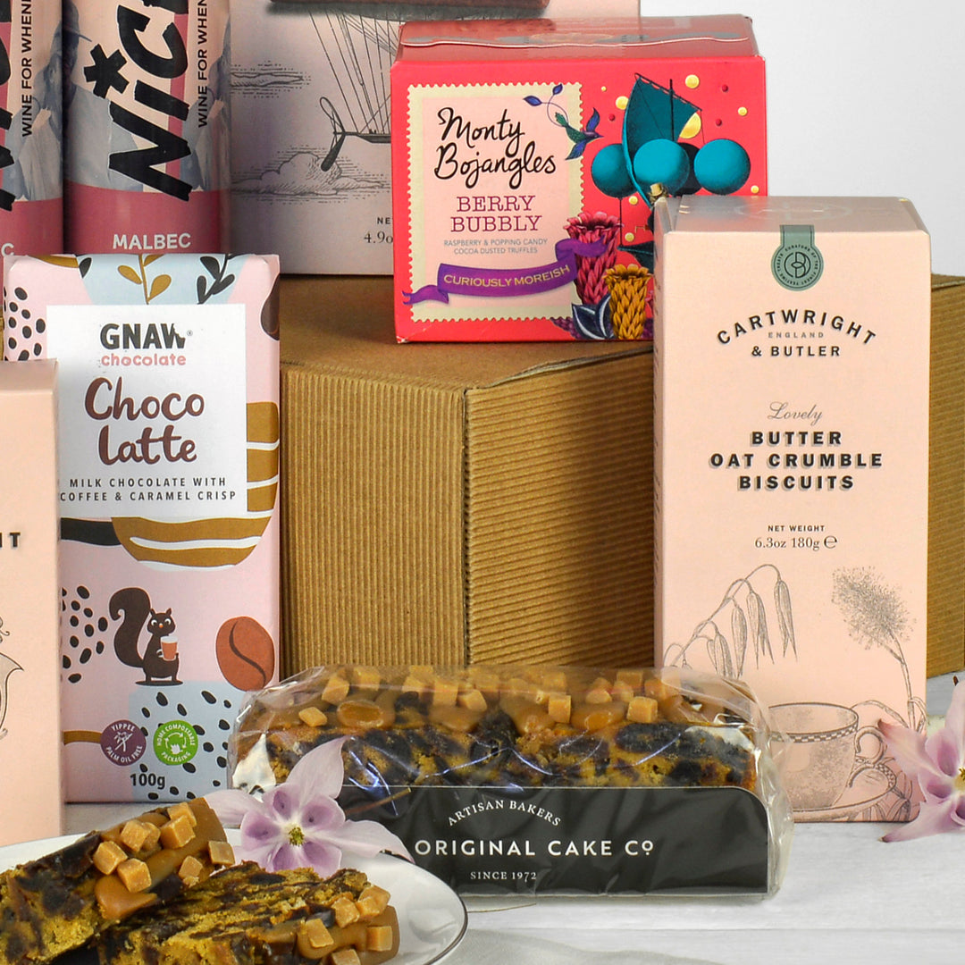 Sustainable Wine and Sweet Treats Gift Box