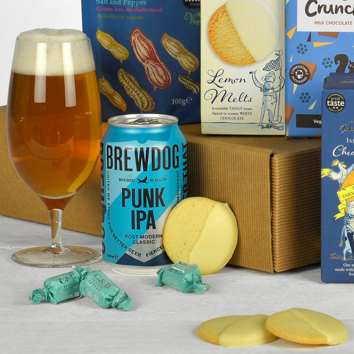 Sustainable Beer and Snacks Gift Box