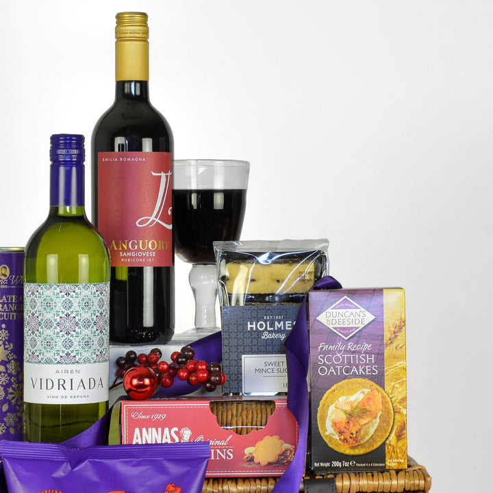 Christmas Velvet Luxury Basket