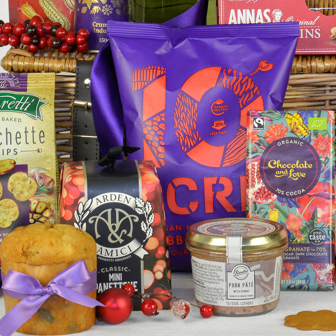 Christmas Velvet Luxury Basket