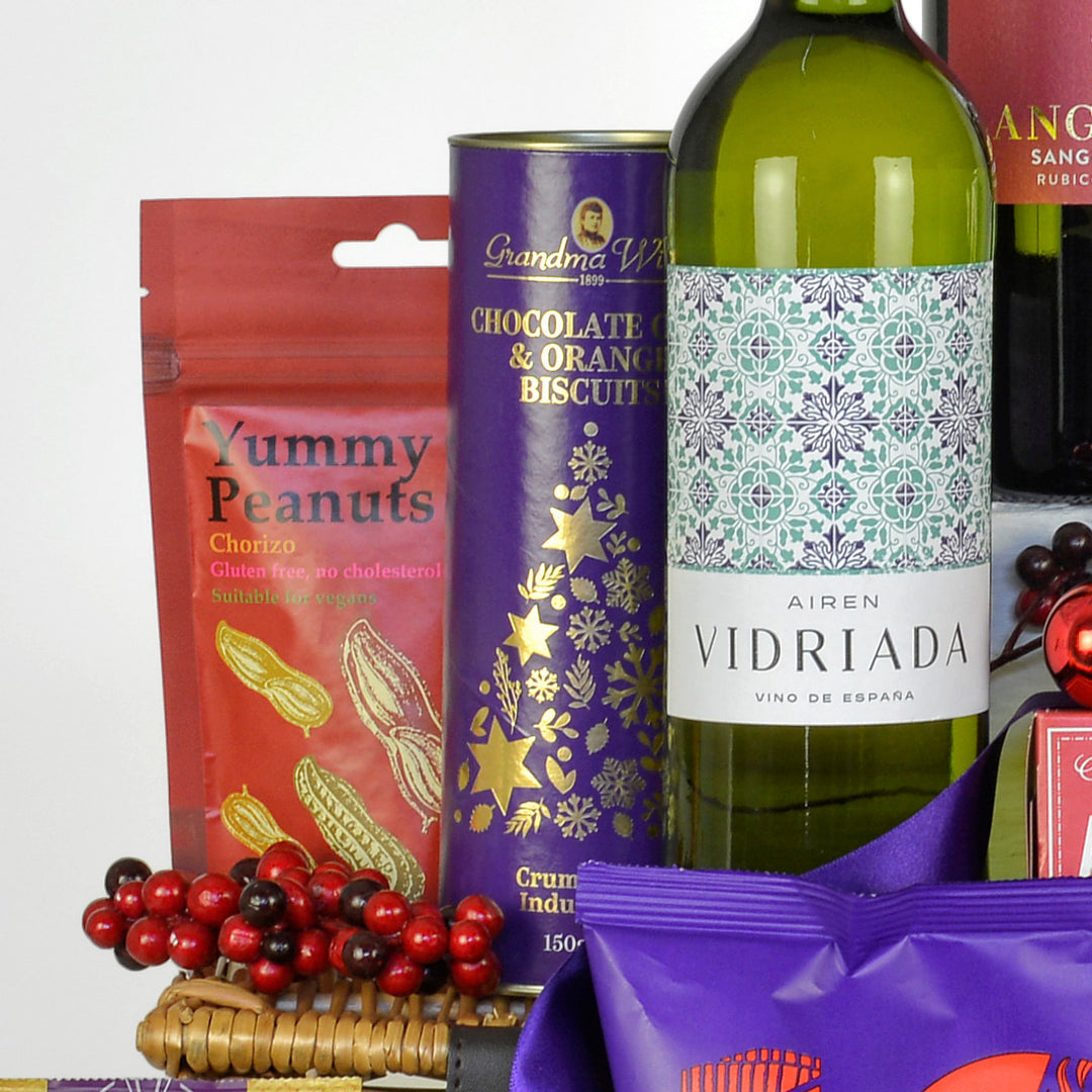 Christmas Velvet Luxury Basket